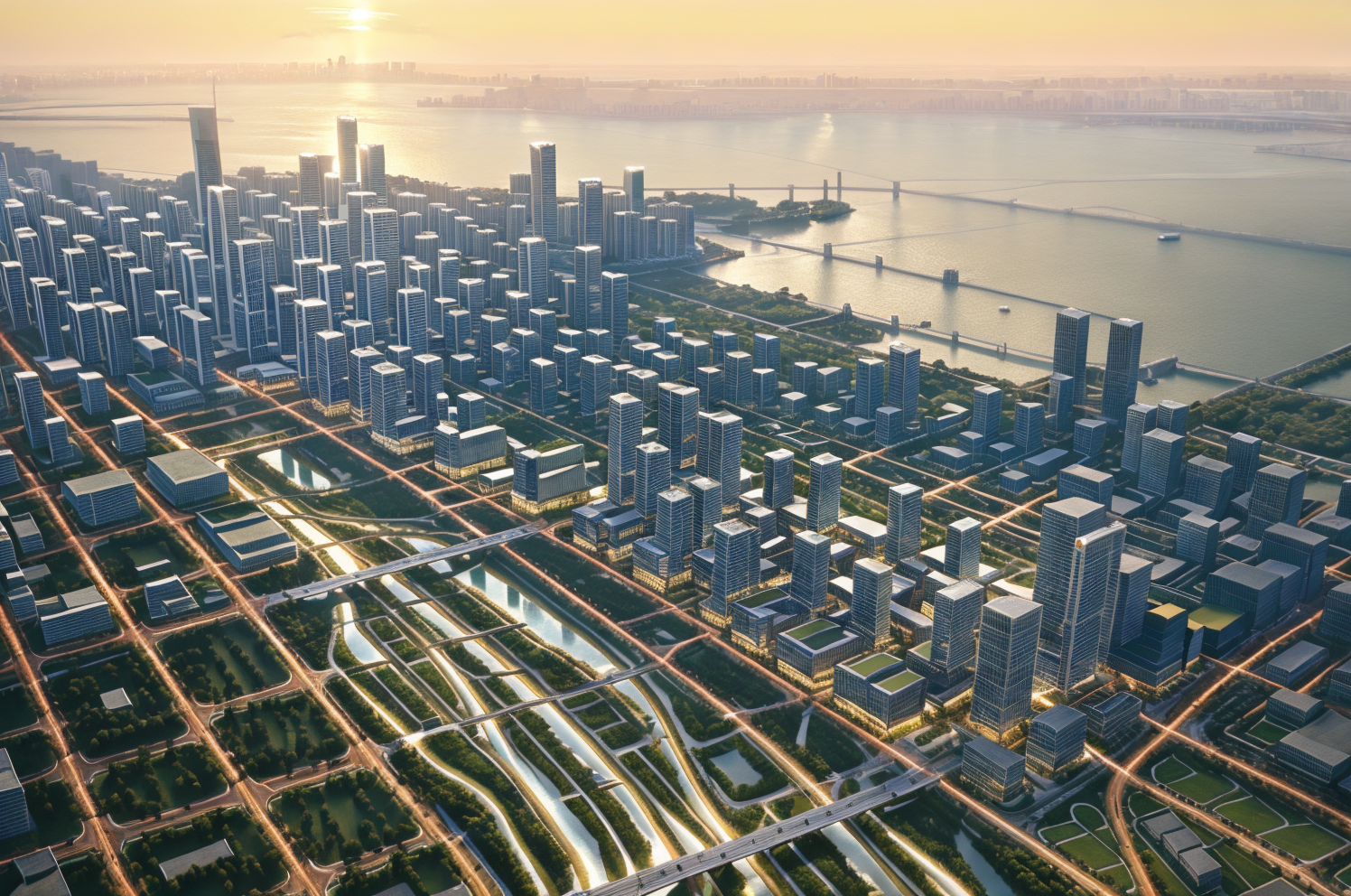 14667-217030331-masterpiece,best quality,urban photography,real world location,New York,Metropolis,_aerial view,sunset,dusk,warm,glass reflectio.png